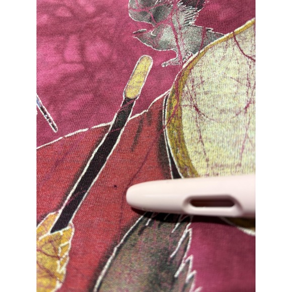 Tennessee River Gold Men XXL Pink Tie Dye Native American Graphic Single Stitch - Picture 4 of 10